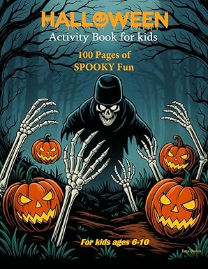 Halloween Activity Book for Kids
